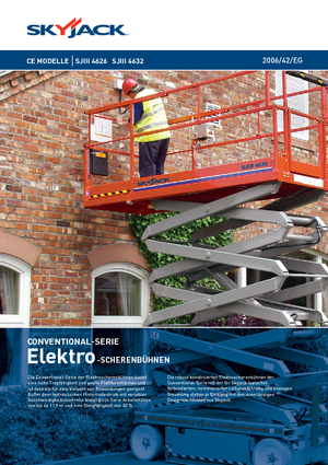 Kolové nůžkové plošiny Skyjack SJ III 4626