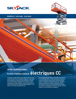 Kolové nůžkové plošiny Skyjack SJ III 4632