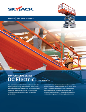 Kolové nůžkové plošiny Skyjack SJ III 4632