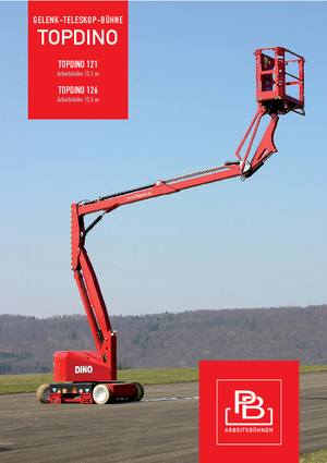 Kolové kloubové pracovní plošiny PB Topdino 126 D