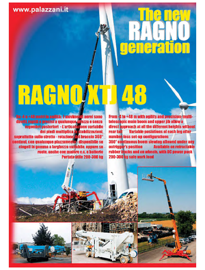 Kolové teleskopické pracovní plošiny Palazzani XTJ 48 R
