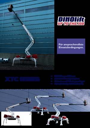 Pásové kloubové pracovní plošiny Dino Lift Dino 165 XTC