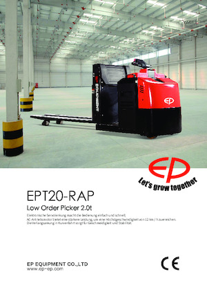 Vychystávací vozíky EP EPT20-RAP