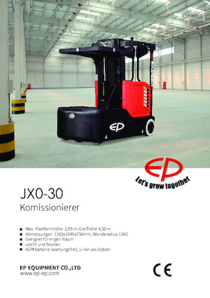 Vychystávací vozíky EP JX0/JX0-30 (Li)