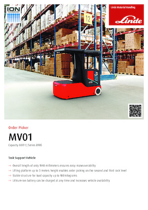 Vychystávací vozíky Linde MV01