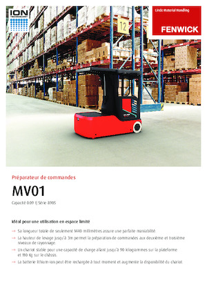 Vychystávací vozíky Linde MV01