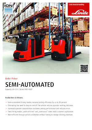 Vychystávací vozíky Linde N20SA