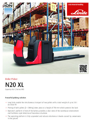 Vychystávací vozíky Linde N20XL