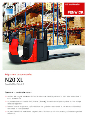 Vychystávací vozíky Linde N20XL