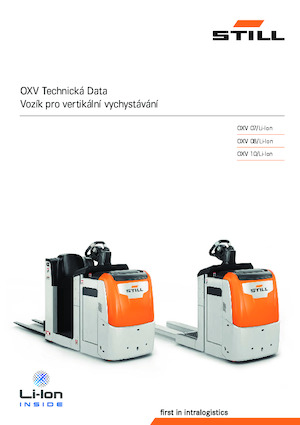 Vychystávací vozíky Still OXV 10