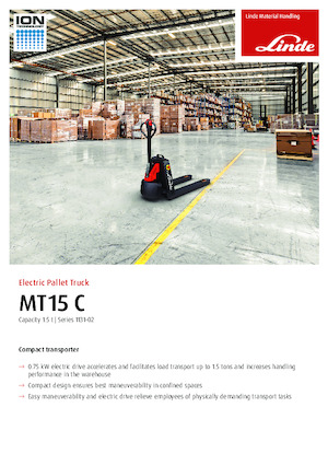 Ruční paletové vozíky Linde MT15C