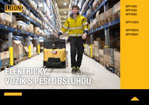 Ruční paletové vozíky Caterpillar NPP20N3