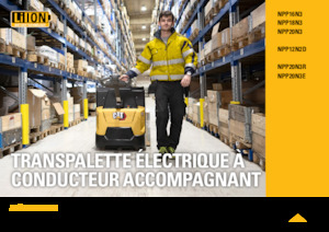 Ruční paletové vozíky Caterpillar NPP20N3