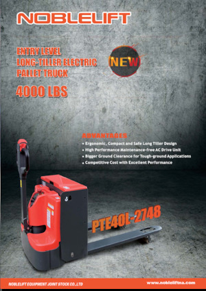 Ruční paletové vozíky Noblelift PTE40L