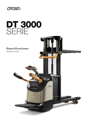 Regalové zakladače s plošinou pro řidiče Crown DT 3040-2.0 TF