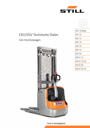 Ruční paletové vozíky Still EGV-S 14