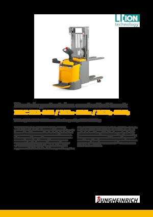 Regalové zakladače s plošinou pro řidiče Jungheinrich ERC 214 