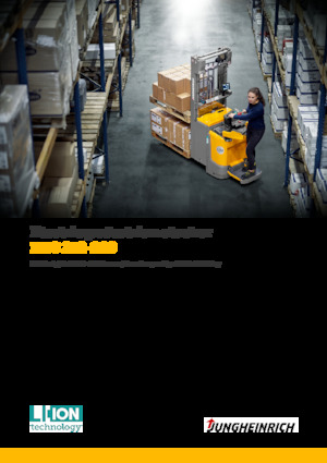 Regalové zakladače s plošinou pro řidiče Jungheinrich ERC 220