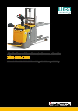 Regalové zakladače s plošinou pro řidiče Jungheinrich ERD 120