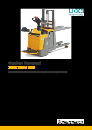 Regalové zakladače s plošinou pro řidiče Jungheinrich ERD 120