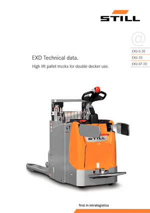 Ruční paletové vozíky Still EXD-SF 20