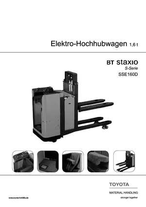 Regalové zakladače s plošinou pro řidiče BT SSE 160 D 