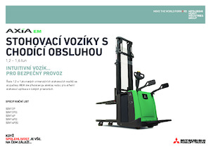 Regalové zakladače s plošinou pro řidiče Mitsubishi SBV16P(I)