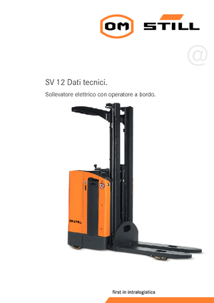 Regalové zakladače s plošinou pro řidiče Still SV 12