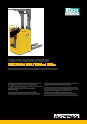 Regalové zakladače se sedadlem pro řidiče Jungheinrich ESC 214