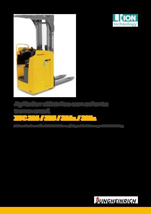 Regalové zakladače se sedadlem pro řidiče Jungheinrich ESC 214