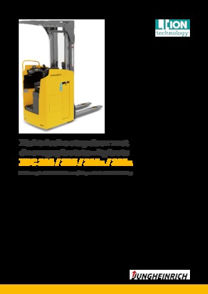 Regalové zakladače se sedadlem pro řidiče Jungheinrich ESC 214