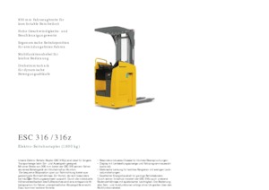 Regalové zakladače se sedadlem pro řidiče Jungheinrich ESC 316