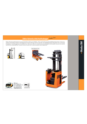 Regalové zakladače se sedadlem pro řidiče OMG Modus-BM