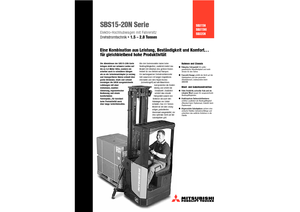 Regalové zakladače se sedadlem pro řidiče Mitsubishi SBS15N