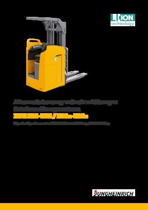 Regalové zakladače se sedadlem pro řidiče Jungheinrich ESC 214