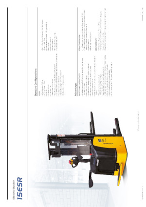 Regalové zakladače s plošinou pro řidiče Hyundai 15 ESR