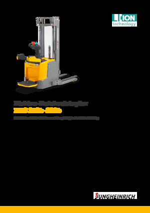 Regalové zakladače s plošinou pro řidiče Jungheinrich ERC 212b