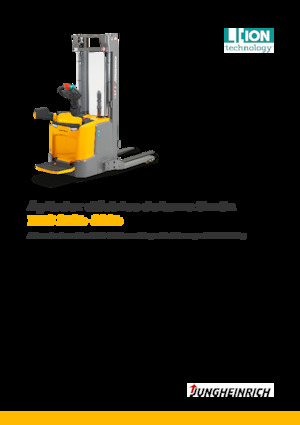 Regalové zakladače s plošinou pro řidiče Jungheinrich ERC 212b