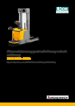 Regalové zakladače s plošinou pro řidiče Jungheinrich ERC 212b