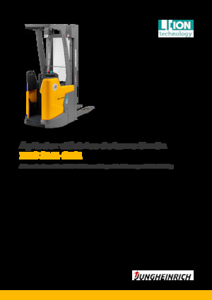 Regalové zakladače s plošinou pro řidiče Jungheinrich ERC 214i