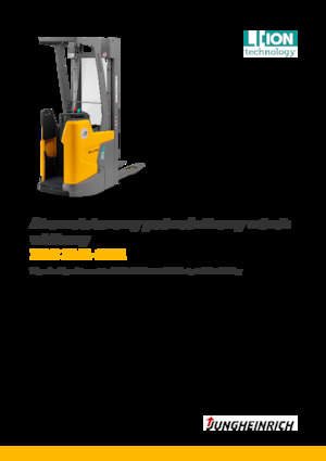 Regalové zakladače s plošinou pro řidiče Jungheinrich ERC 214i