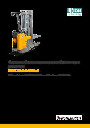 Regalové zakladače s plošinou pro řidiče Jungheinrich ERC 214zi