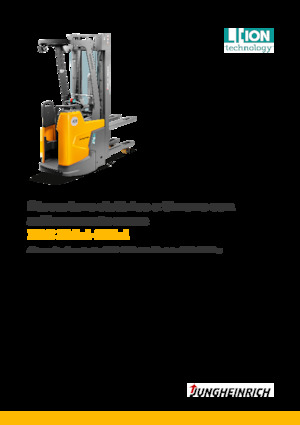 Regalové zakladače s plošinou pro řidiče Jungheinrich ERC 214zi