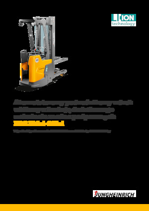 Regalové zakladače s plošinou pro řidiče Jungheinrich ERC 214zi