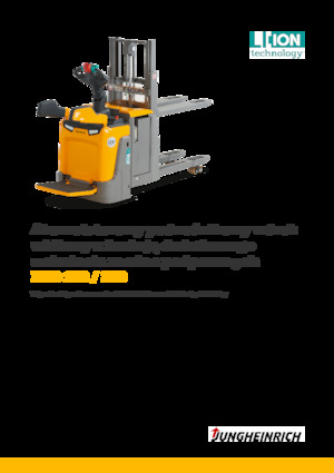 Regalové zakladače s plošinou pro řidiče Jungheinrich ERD 120