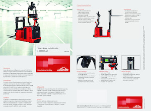 Regalové zakladače s plošinou pro řidiče Linde L-MATIC AC