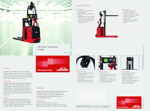 Regalové zakladače s plošinou pro řidiče Linde L-MATIC