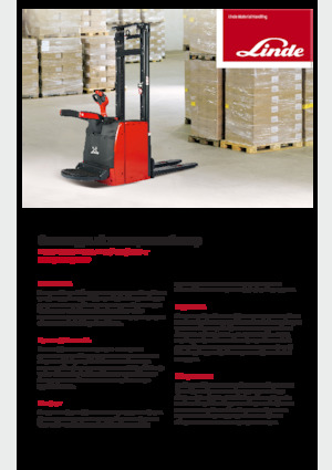 Ruční paletové vozíky Linde L16AP Std.