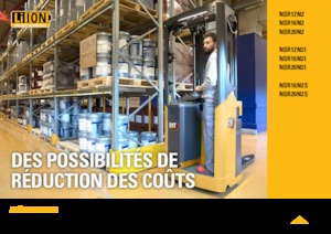 Regalové zakladače s plošinou pro řidiče Caterpillar NSR20N2S