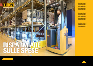 Regalové zakladače s plošinou pro řidiče Caterpillar NSR20N2S